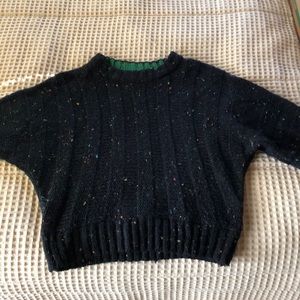 Topshop Cropped Knit Sweater